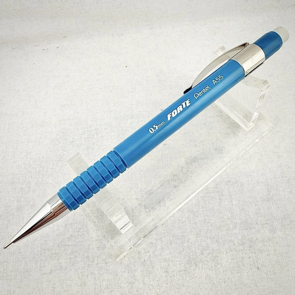 Vintage Pentel Forte A55 0.5 mm Blue Mechanical Pencil Made In USA Discontinued